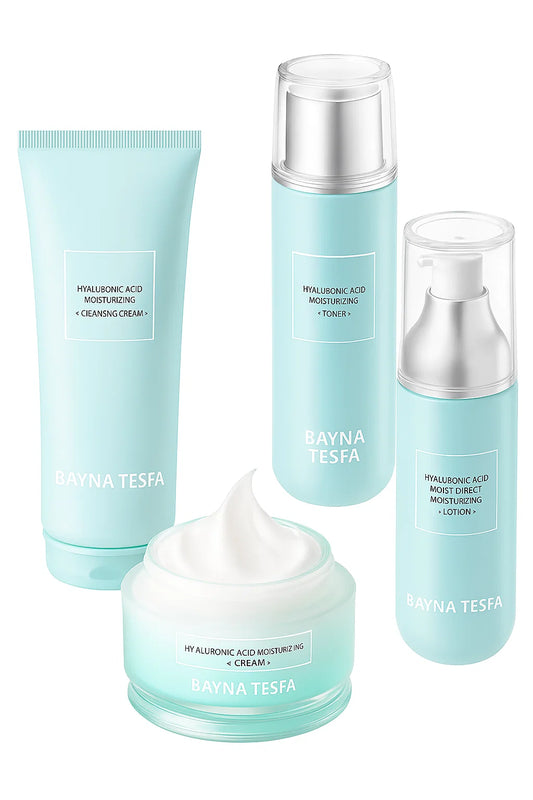 Vegan Organic Hyaluronic Acid skincare sets